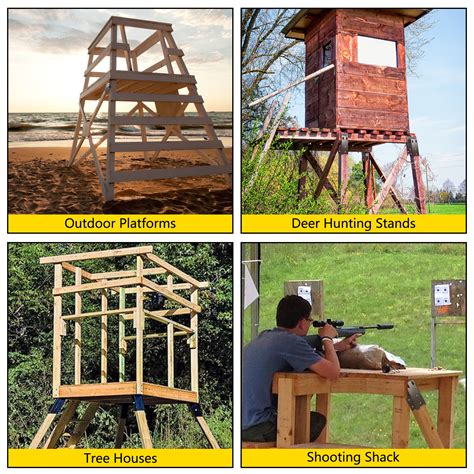 elevated deer blind brackets